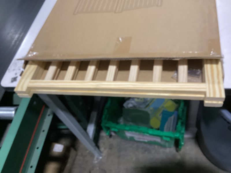 Condition photo showing Good Condition for yocan paint-free wood freestanding pet gate for dogs,wooden dog gates for doorways, stairs,the house, dog fences indoor puppy gate-2 panel h:23” ?2 panels?23.6"h