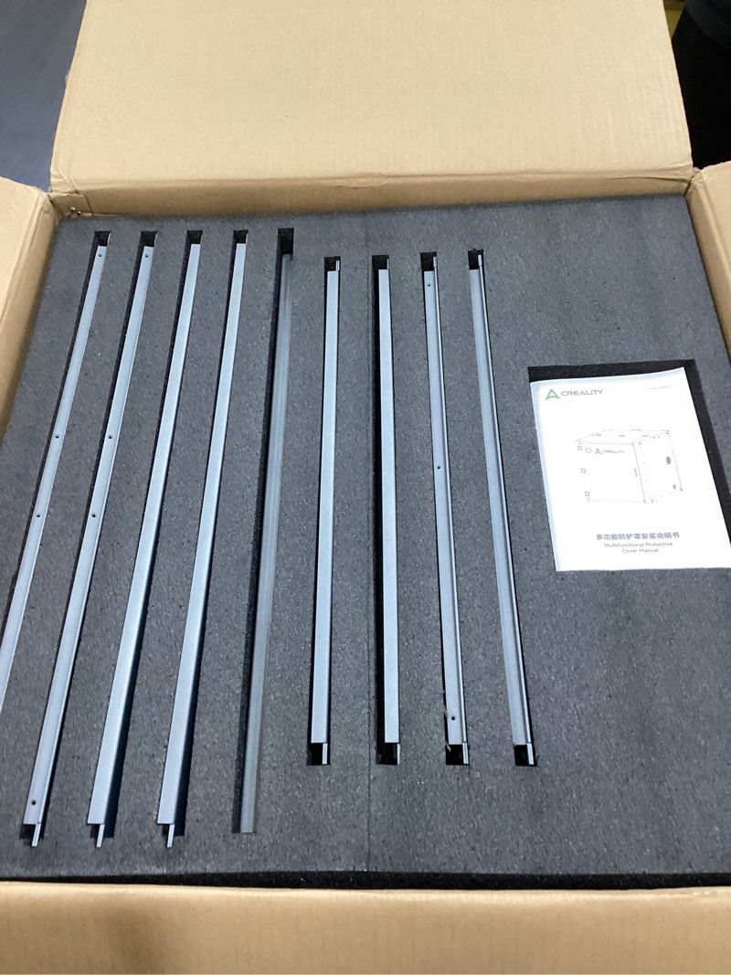 Condition photo showing Good Condition for official creality multifunctional protective cover dustproof sound insulation and noise reduction sturdy frame for ender series and most 3d printer size within 600x700x650mm