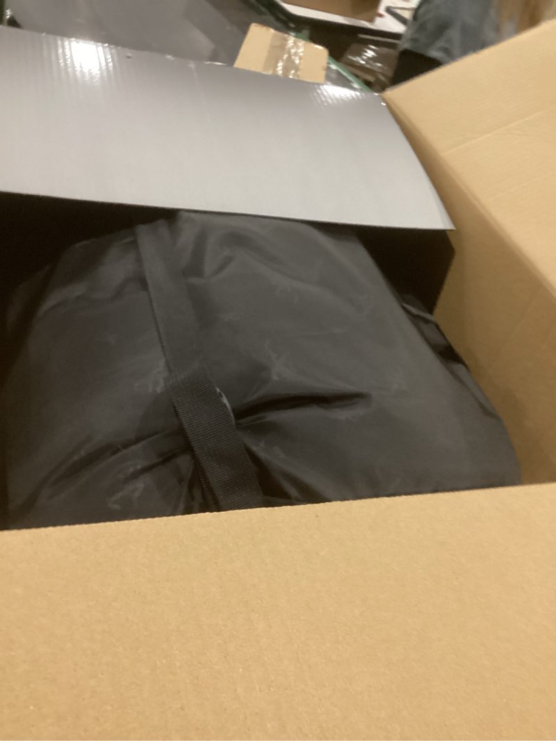 Condition photo showing As Is for Browning McKinley -30° Sleeping Bag - Oversize Insulated Hooded Rectangle Made with Ripstop Outer and Brushed Polyester Liner, with Compression Stuff Sack, Charcoal/Gray