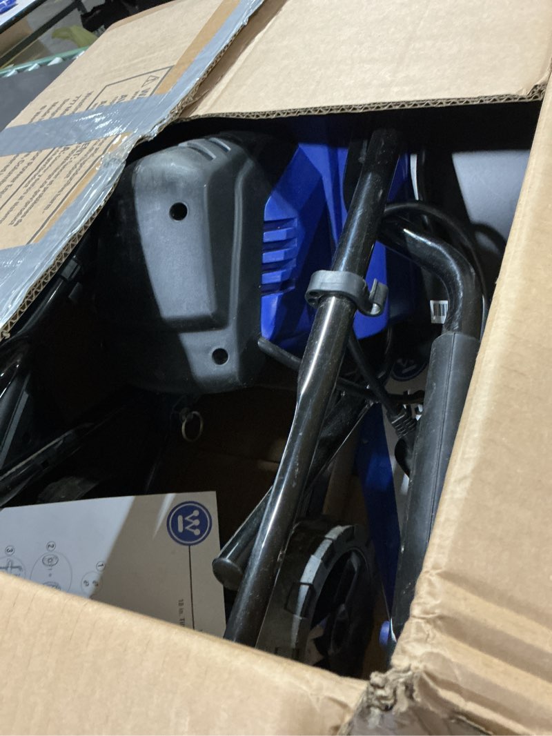 Condition photo showing Good Condition for westinghouse 18-inch, 15 amp corded electric tiller cultivator for gardening with 6 steel blades 18 in. tiller