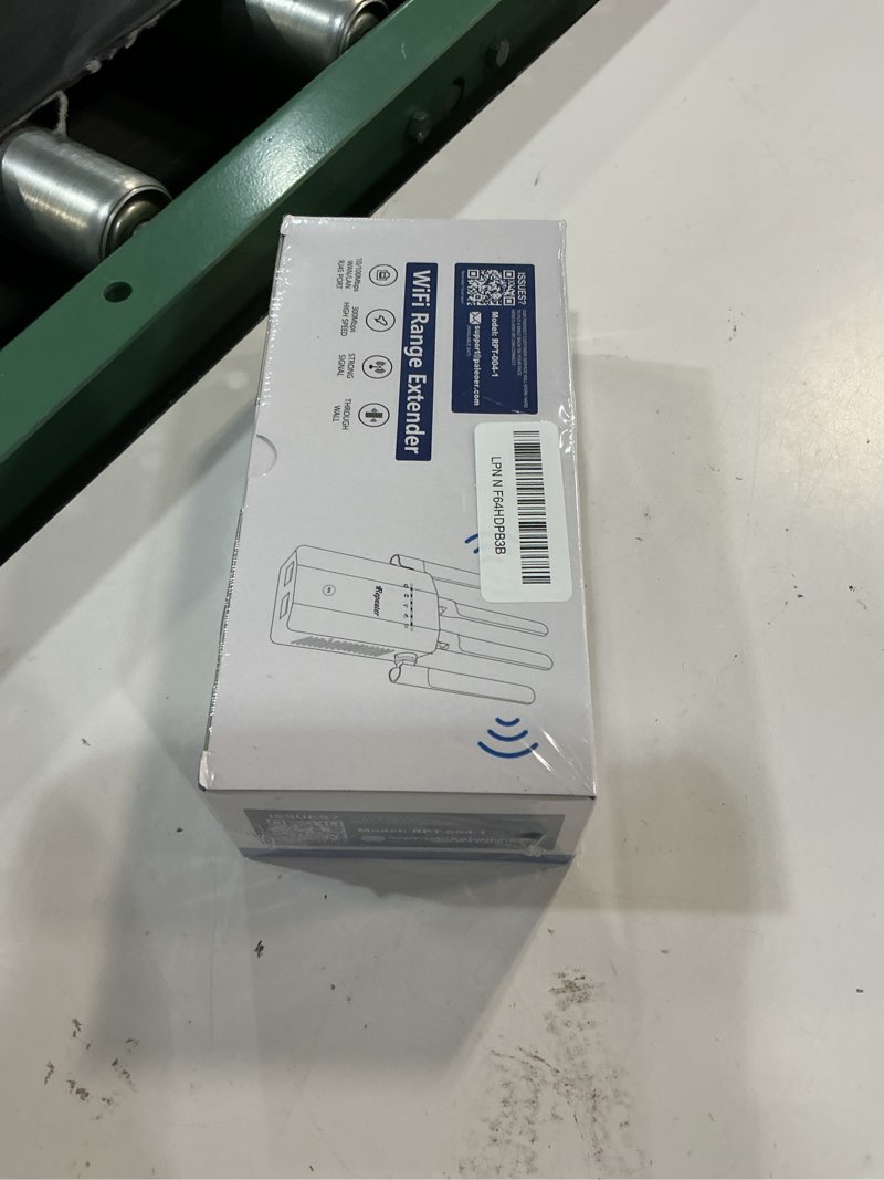 Condition photo showing New/Like New for 2026 new wifi extender signal booster for home, 15715sq.ft long range wifi repeater wireless routers signal amplifier, mesh wifi 15x faster access point with ethernet port, easy setup, 5 working mode black