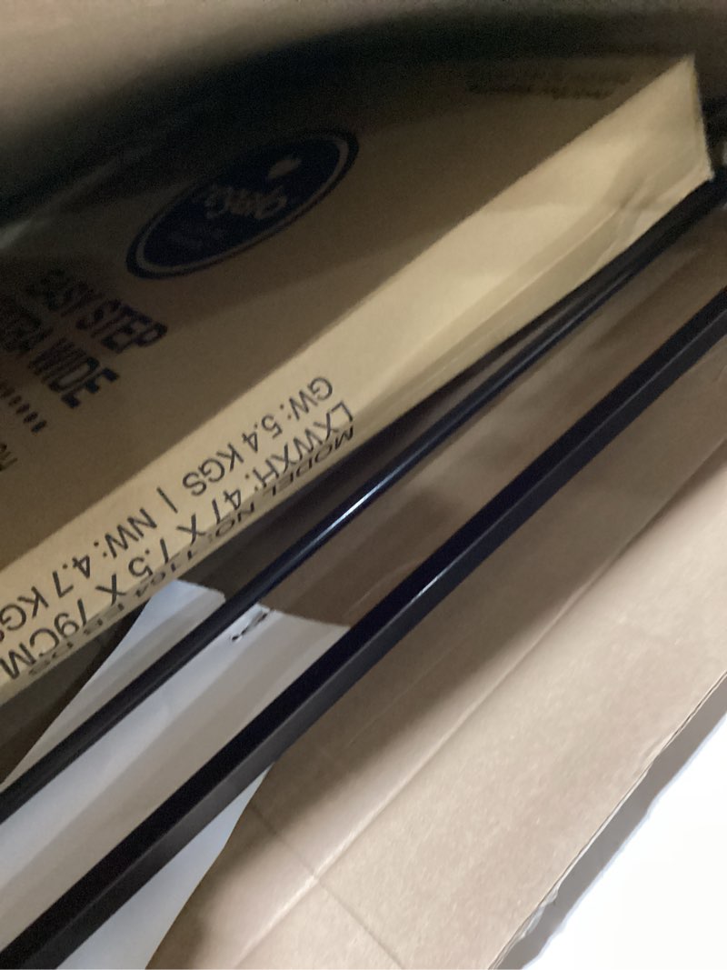 Condition photo showing As Is for REGALO EXTRA WIDE SAFETY GATE Black 29-49"W x 30"H