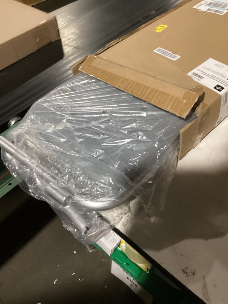Condition photo showing New/Like New for medline backless shower chair with arms - 350 lb. capacity, bench, stool, seat for elderly, seniors independent adult and disabled adults