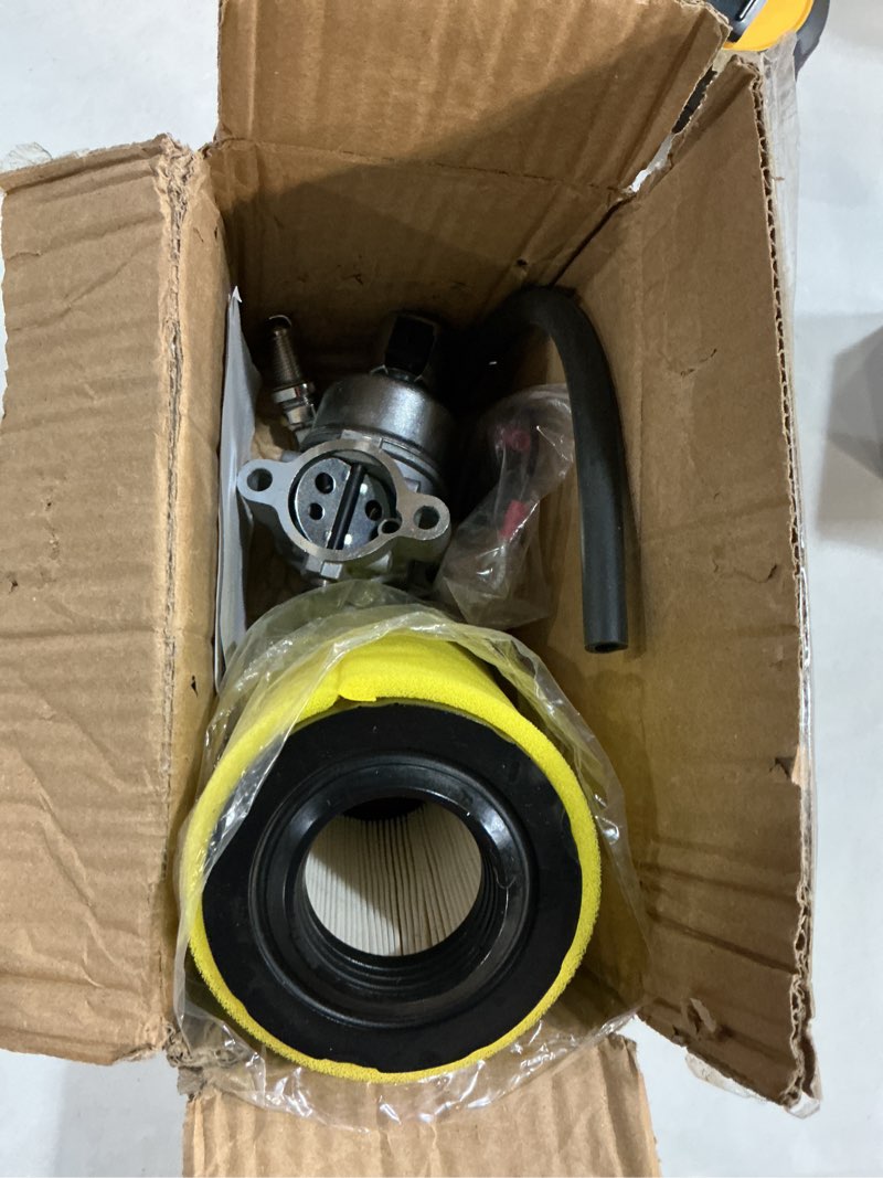 Condition photo showing Good Condition for xt1 lt42 carburetor compatible with cub cadet xt1-lt42 lawn tractor 13ava1cs056 kohler 17-18 hp engines with air filter & oil filter