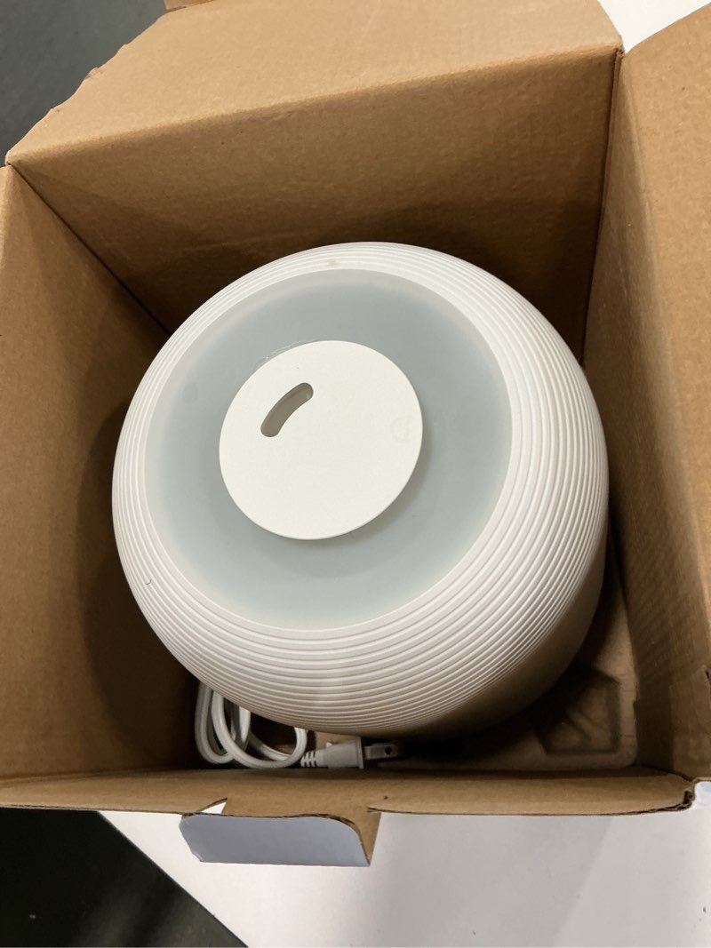 Condition photo showing As Is for Pure Enrichment® HUME™ Sense Top Fill Humidifier - Patented Magnetic Suspension, Auto Mode Humidity Sensor, 3 Mist Settings, Optional Night Light, Optional Aromatherapy, Sleep Mode & Auto Shut-Off