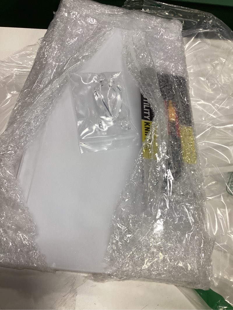 Condition photo showing Good Condition for sieral aquarium lids polycarbonate canopy 2 pieces set 16.87 x 16.87 x 0.12 inch for 50/65/84 gallon with center brace aquariums cover fish tank lid with a hook knife, clear clear 36 x 18 inch