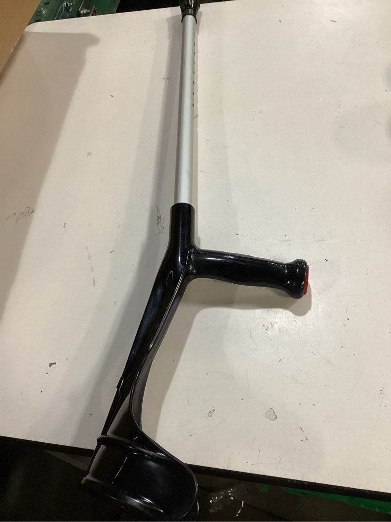 Condition photo showing Good Condition for Soles Aluminum Forearm Crutch (SLS806BL) - Black