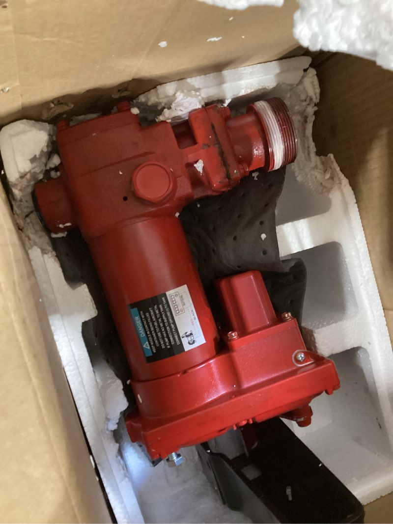 Condition photo showing Good Condition for Fill-Rite FR610H 115V 15 GPM Fuel Transfer Pump w/Discharge Hose & Manual Nozzle