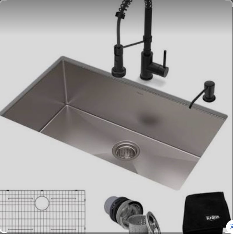 Kraus Standart PRO 30-inch stainless steel undermount kitchen sink 