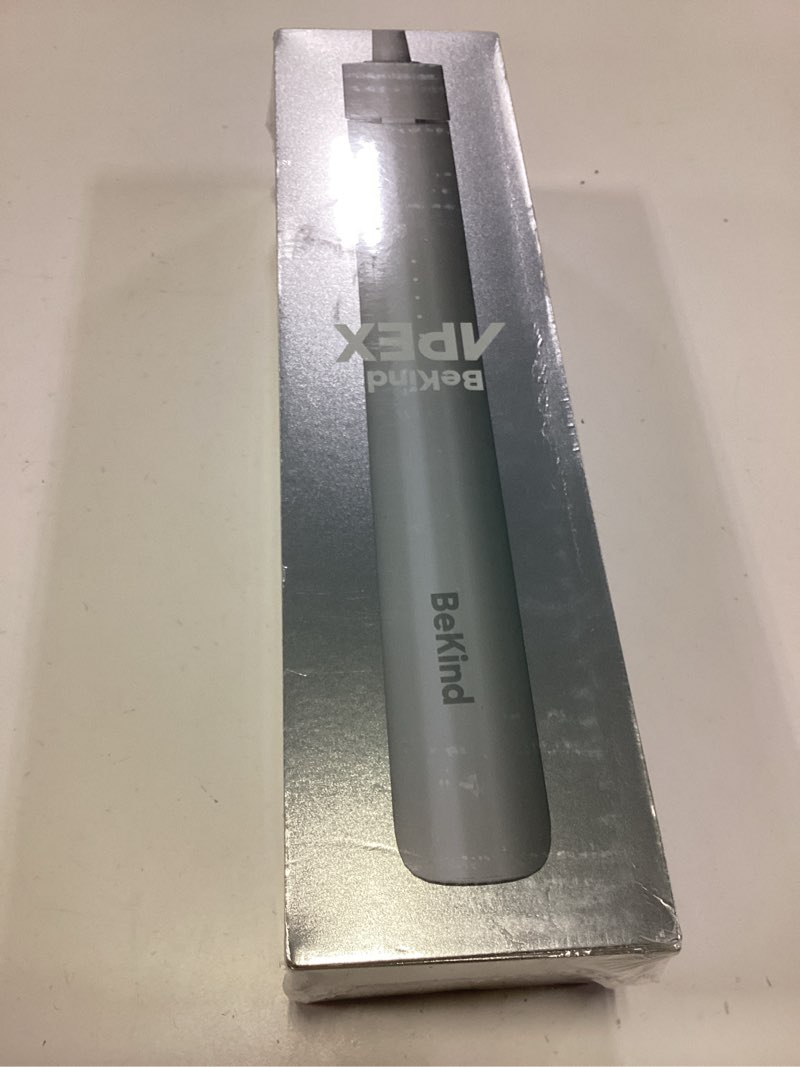 Condition photo showing New/Like New for 2-in-1 hair straightener flat iron by bekind apex | 1“ 460°f straightener & curler for all hairstyles | ultrasmooth tech | 15s fast heating & temp memory | gift set for girls women (arctic white)