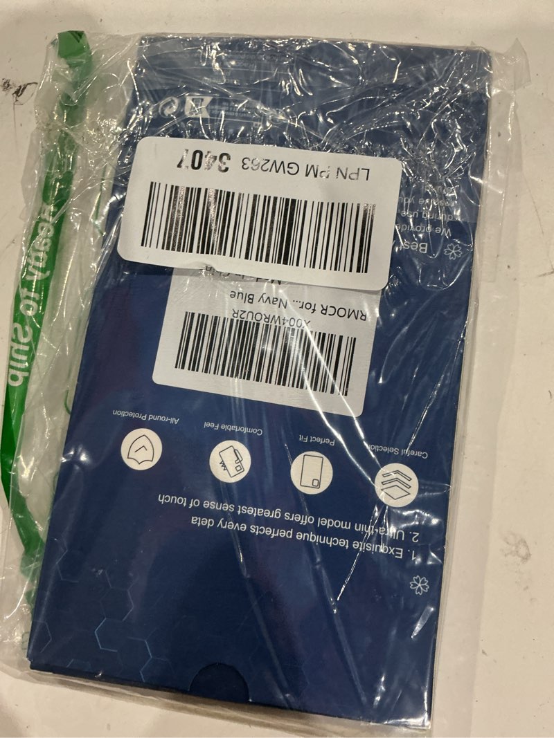 Condition photo showing As Is for for samsung galaxy s26+ plus case with screen protector+lanyard wrist strap,magnetic translucent matte rugged slim phone cover built in invisible kickstand [fit for magsafe],2026 navy blue for galaxy s26 plus 6.7" z navy blue