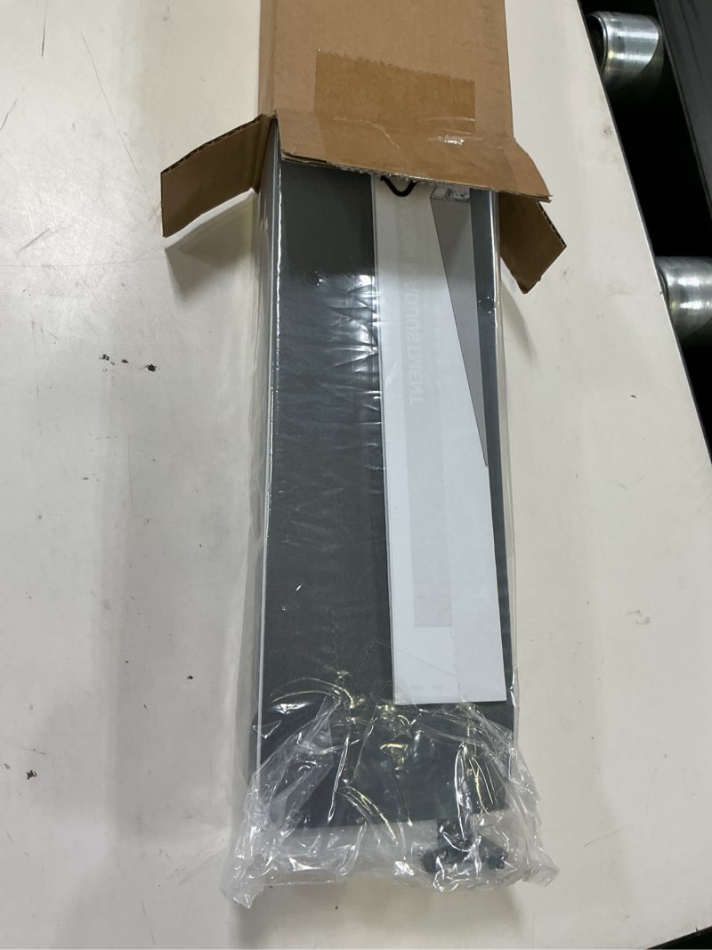 Condition photo showing New/Like New for lazblinds no drill blackout roller shades for indoor windows, cordless window blinds, thermal insulated fabric uv protection for home and office, 20" w x 48" h, grey blackout-grey 20" w × 48" h