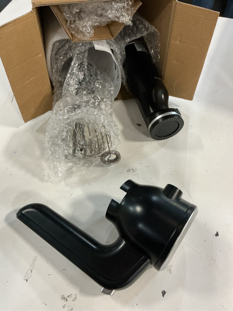 Condition photo showing Good Condition for pukomc hand mixer,5-in-1 multifunctional portable charging device hand blender,with lmmersion blender and beater,whisk,milkshake bars,blender vessel,easy to clean small-1 black-01