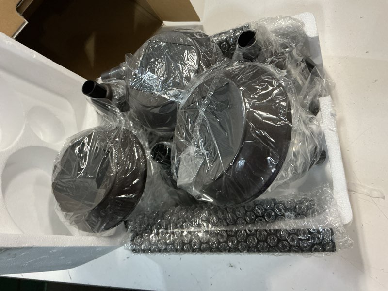 Condition photo showing Good Condition for xmcosy+ solar lights pathway outdoor - 2 led modes 10/25 lm solar powered yard garden lighting, waterproof ip65 glass stainless steel landscape lights for driveway walkway sidewalk decor (warm white) 6 pack reddish-brown