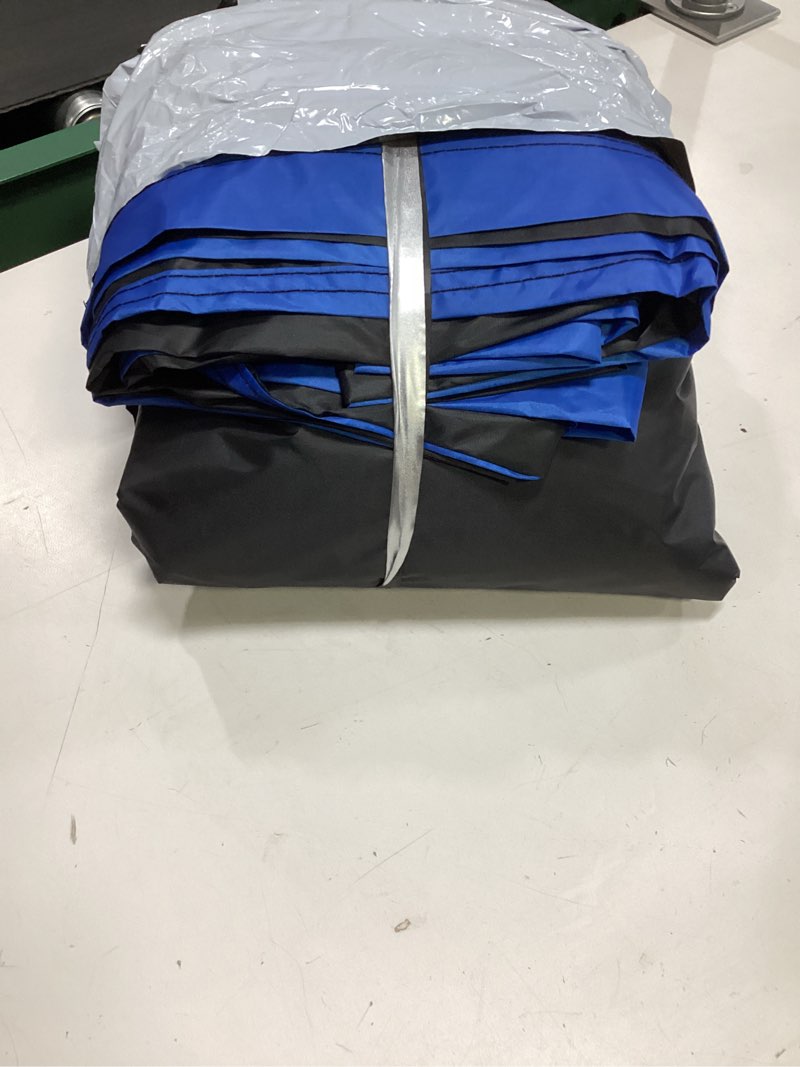 Condition photo showing Good Condition for SUV Car Cover for Automobiles All Weather Waterproof, Universal Fit Kia Soul, Honda HRV/Element, Subaru CrossTrek, Hyundai Kona, Ford EcoSport, Jeep Renegade, Mazda CX-30 etc. Black-Blue 1 Fit SUV-Length (Up To 181")