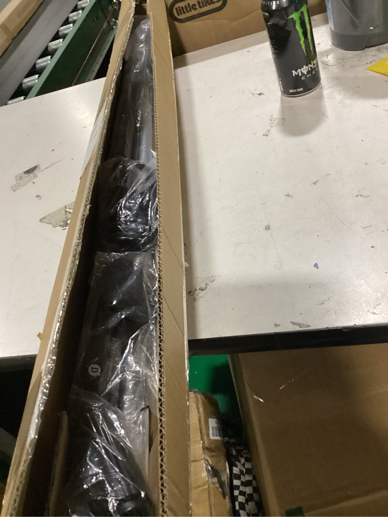 Condition photo showing Good Condition for tension curtain rod 51–128 in(10ft), no drill shower curtain rod for bathroom, long curtain rod for window patio,adjustable heavy duty tension rod closet rod renter friendly no tools never rust, black black 51-128 inches