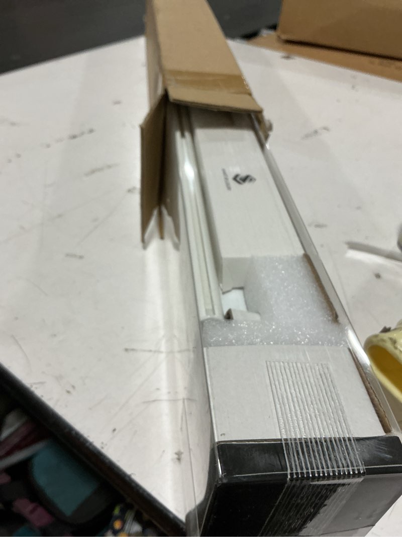 Condition photo showing New/Like New for smart motorized blinds with remote, cordless no-drill automatic roller shades, blackout electric blind for windows, white, 30.5 x 72 30.5"w x 72"h white