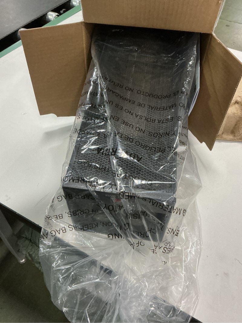 Condition photo showing As Is for Dreo Space Heater, 1500W Portable Electric Heaters for Indoor Use, PTC Ceramic Heater for Office with Remote, Thermostat, 70°Oscillation, 12H Timer, 5 Modes, Safe Quiet Room Heater for Bedroom Black Standard