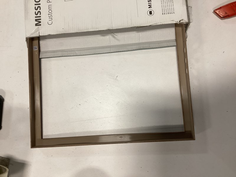 Condition photo showing item condition for Made for Amazon Frame for Echo Show 21 (2024 Release) Light Brown