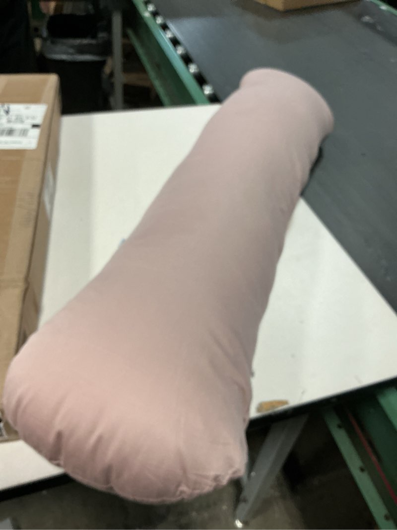 Condition photo showing As Is for Weighted Body Pillow 6.5lbs - Weighted Pillow for Deeper Sleep (41” x 10”) - Cooling Body Pillows for Adults, Full Body Pillow for Adults, Side Sleeper Body Pillows with Cover (Blossom) Blossom Original 41" x 10" (6.5lbs)