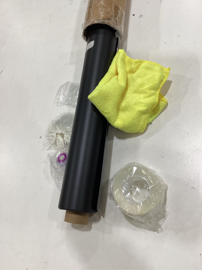 Condition photo showing Good Condition for Chalkboard Roll Magnetic Receptive Blackboard Wall Sticker with Chalks, 36" x 24", Non-Adhesive Back Removable Reusable Thick Chalkboard for School Classroom/Office/Home