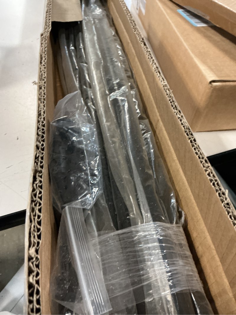 Condition photo showing Good Condition for 36"-15pack aluminum deck balusters hollow round deck railing spindles matte coated black for wood and composite deck indoor outdoor 36" 15