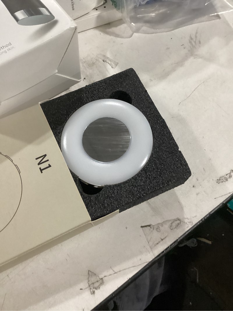 Condition photo showing Good Condition for Selfie Light, Selfie Light for iPhone, Portable Phone Ring Light for Video Recording, Adjusted 4 Modes, Rechargeable Fill Light for Selfies, Photography, Makeup, Vlogs, TikTok, Video?White? 2.5x2.5x0.78IN White
