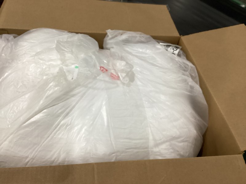 Condition photo showing Good Condition for OKBA Throw Pillows Insert Set of 2, with 100% Cotton Cover, Bed and Couch - Indoor Hotel Decorative Pillows, 22x22 in White Pillows Inserts 22x22 Inch (Pack of 2) White