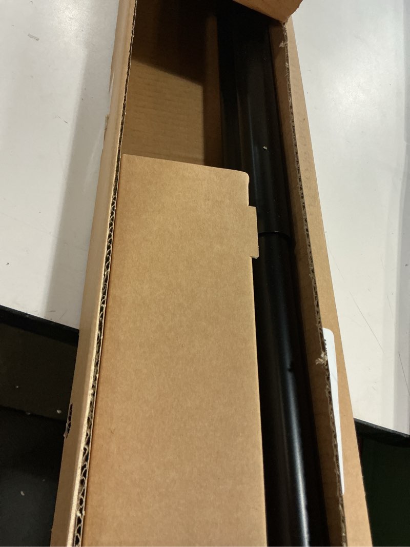 Condition photo showing Good Condition for Ivilon Drapery Treatment Window Curtain Rod - Square Design 1 1/8 Rod. 72 to 144 Inch. Black 72 to 144 in.