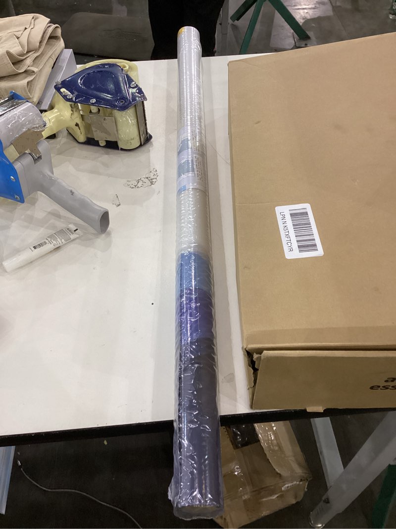 Condition photo showing New/Like New for DKTIE Mountain Stained Glass Window Film with Installation Tools, 3 Layers True Color, Same Color On Both Sides, Sun Blocking Privacy Window Stickers (A521, 35.4" H x 78.7" W)