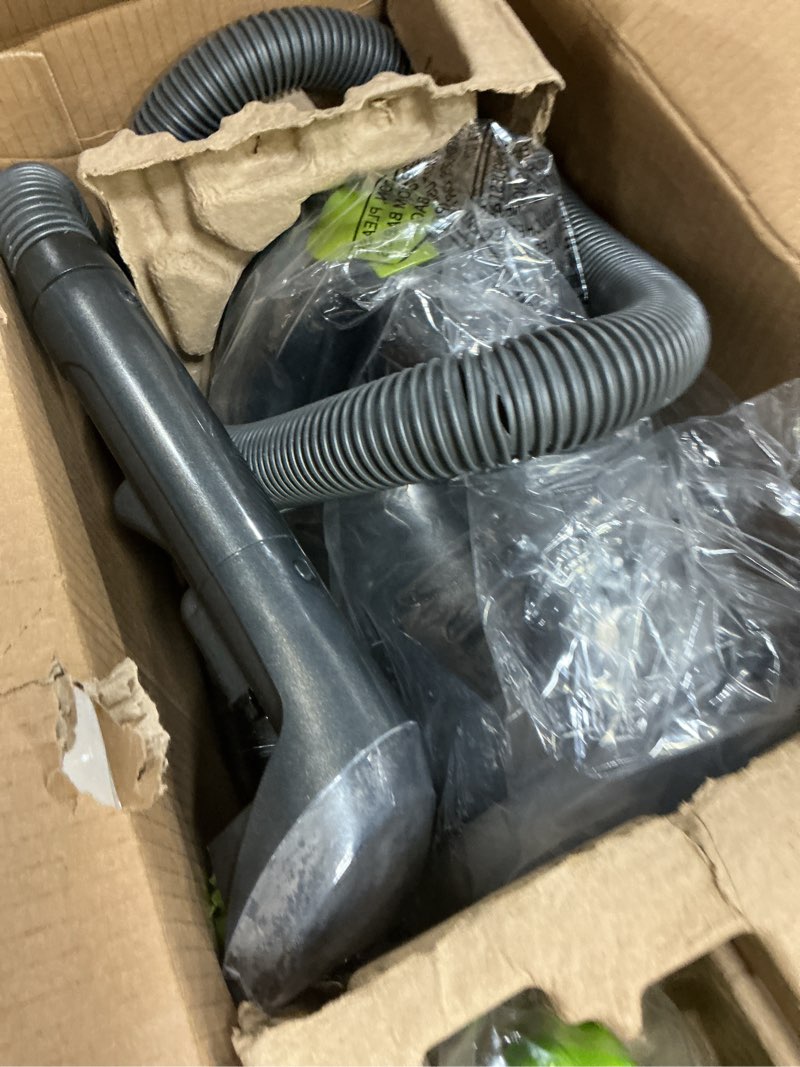 Condition photo showing As Is for bissell little green pet deluxe portable carpet cleaner and car/auto detailer, 3353, gray/blue little green deluxe