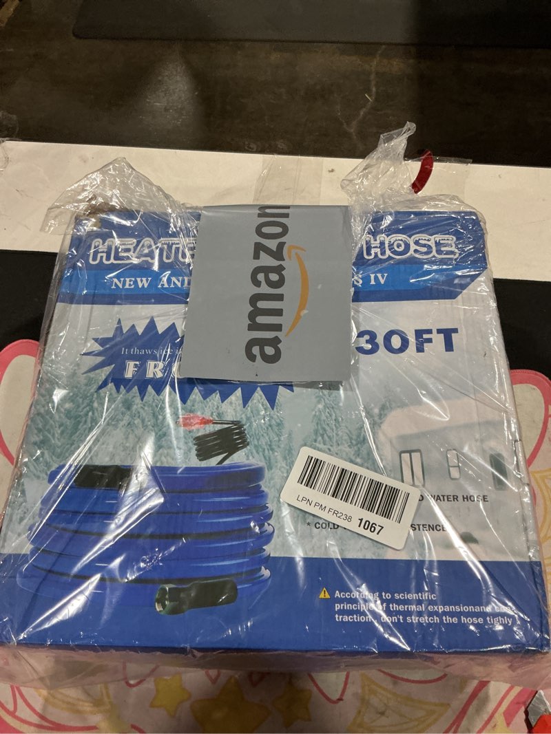 Condition photo showing As Is for 30FT,15FT, Heated Water Hose for RV,-45 ? Anti-freezing Heated Hose?Electrically Heated Hoses of Rv Accessories for Camping/Garden/Farm/Henhouse/Stble?30FT? 30FT Blue