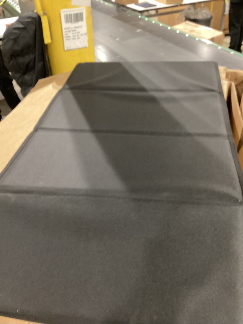 Condition photo showing As Is for Sekey 48''L Collapsible Foldable Extended Wagon with 440lbs Weight Capacity, Heavy Duty 300L Folding Utility Garden Cart with Big All-Terrain Beach Wheels & Drink Holders. Black