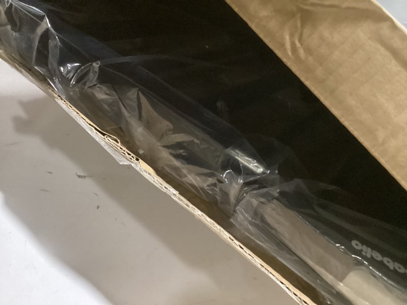 Condition photo showing New/Like New for Babelio Auto Close Baby Gate with Cat Door,29-43" Metal Gate for Doorway,Stairs, House,Easy Walk Thru with Pet Door,Includes 4 Wall Cups and 3 Extension Pieces,Black