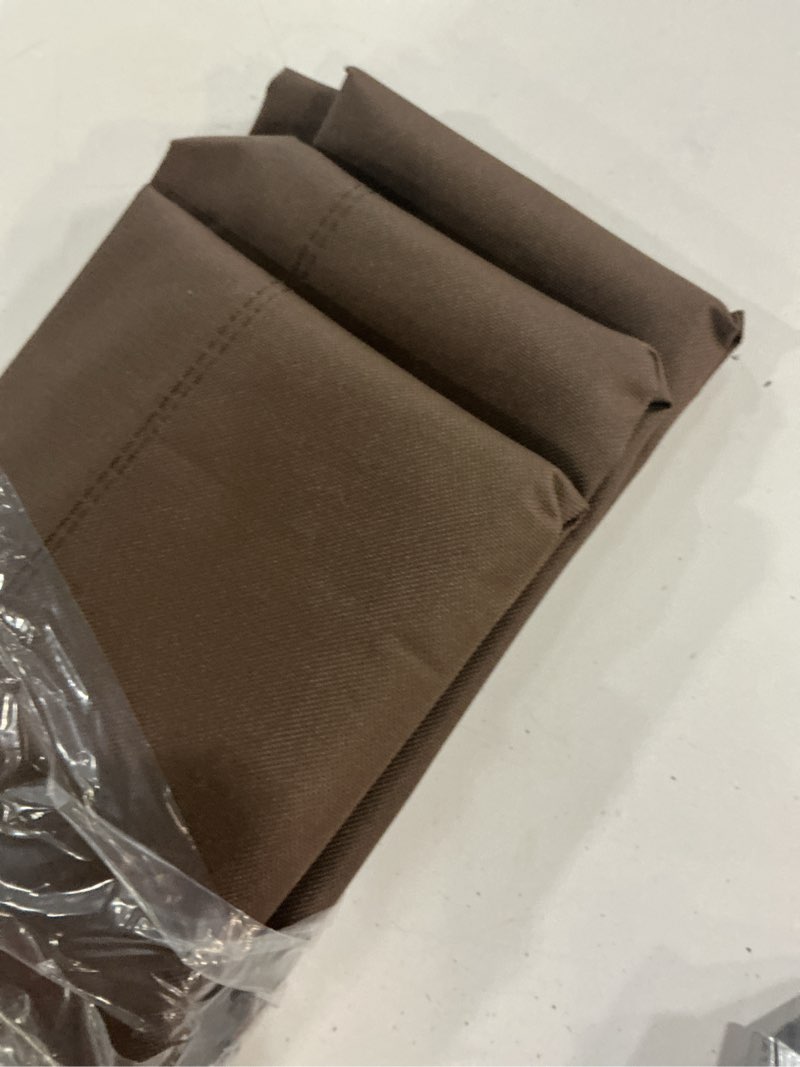 Condition photo showing Good Condition for replacement swing seat cover, 600d oxford cloth waterproof 2/3 seat patio swing seat replacement covers for outdoor porch garden yard swings (coffee/58.26’’x19.68’’x19.68’’) coffee/58.26"x19.68"x19.68