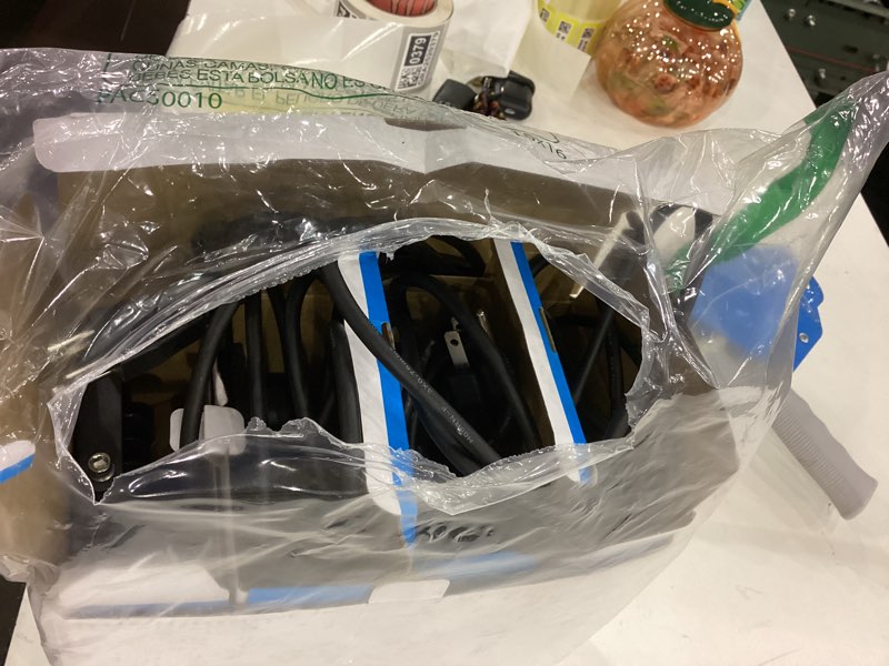 Condition photo showing As Is for LED Flood Light Outdoor 30W, 300W Equivalent 3000LM Smart RGB Landscape Lighting with APP Control, DIY Scenes -Timing - Warm White 2700K -Color Changing Uplight, IP66, US Plug, No Remote MELPO(4 Pack)