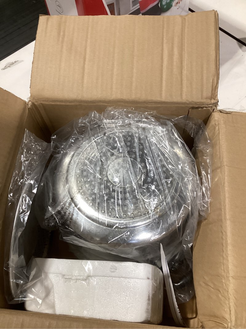 Condition photo showing As Is for WantJoin 8Qt Aluminum Pressure Cooker w/Release Valve & Multiple Protective Devices,Pressure Canner Compatible with Gas & Induction Cooker,Canner Rack Included 8 Quarts