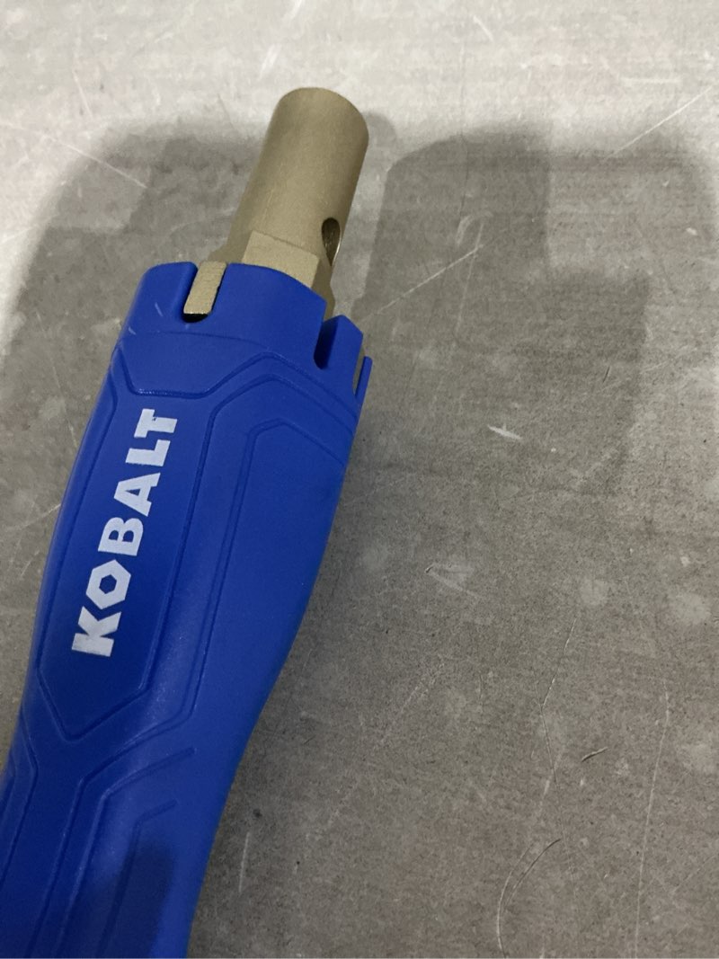 Condition photo showing As Is for kobalt faucet change-out tool