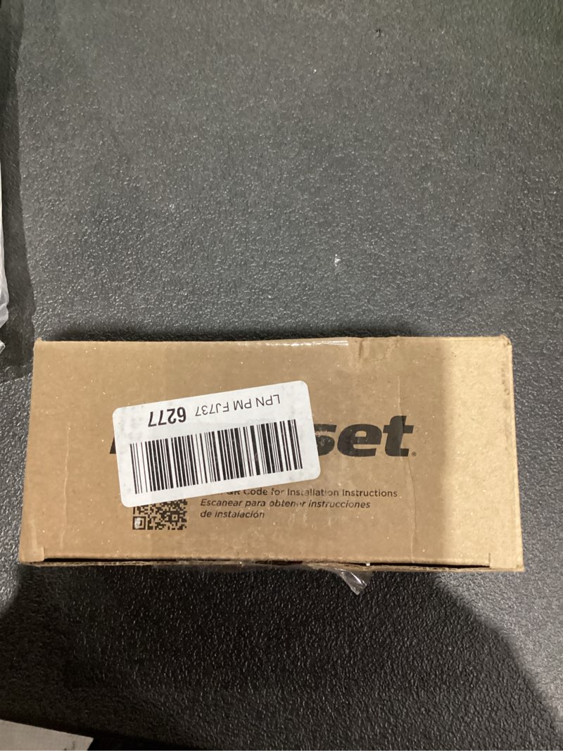 Condition photo showing New/Like New for Kwikset Tylo Entry Door Knob with Lock and Key, Secure Keyed Handle Exterior, Front Entrance and Bedroom, Satin Nickel, Pick Resistant SmartKey Rekey Security and Microban