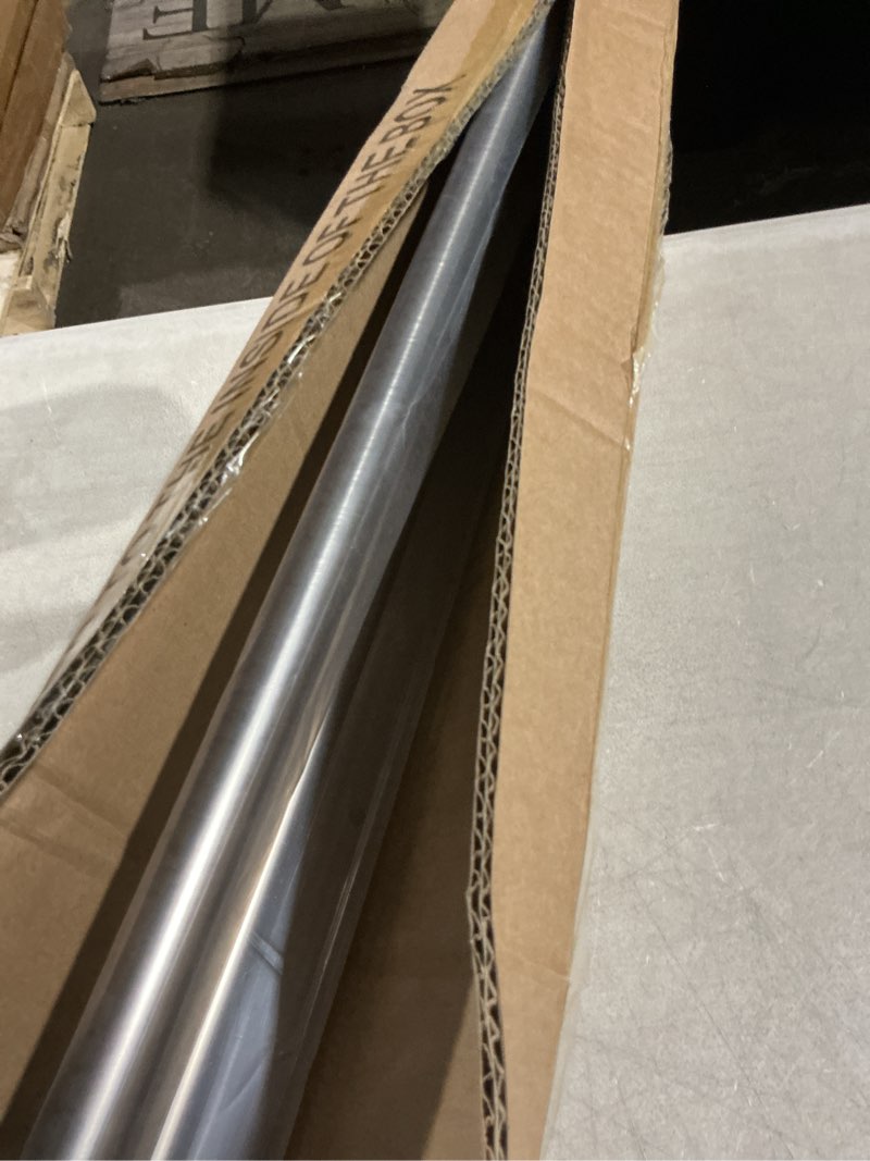 Condition photo showing Good Condition for double curtain rods brushed nickel,room darkening drapery rod 48-84 inches,adjustable 3/4 inches front and 5/8 inches back quality metal rod for window,wrap around design 48-84" brushed nickel