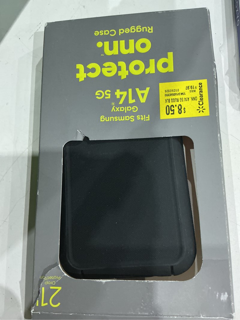 Condition photo showing New/Like New for onn rugged phone case for samsung galaxy a14 5g - black