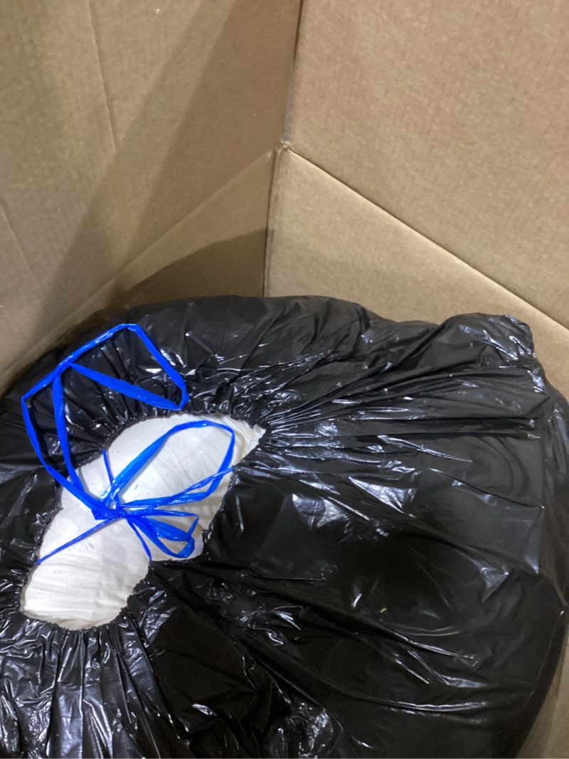 Condition photo showing As Is for Pure Green Natural Latex Mattress Topper w/Luxury Cover - Medium Firmness - 2 Inch - Queen Size (GOLS Certified Organic) Queen 2" Topper w/Luxury Cover