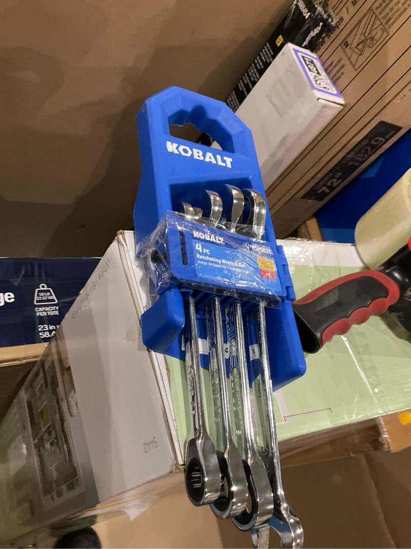 Kobalt 4 -Piece Set Standard (SAE) Ratchet Wrench