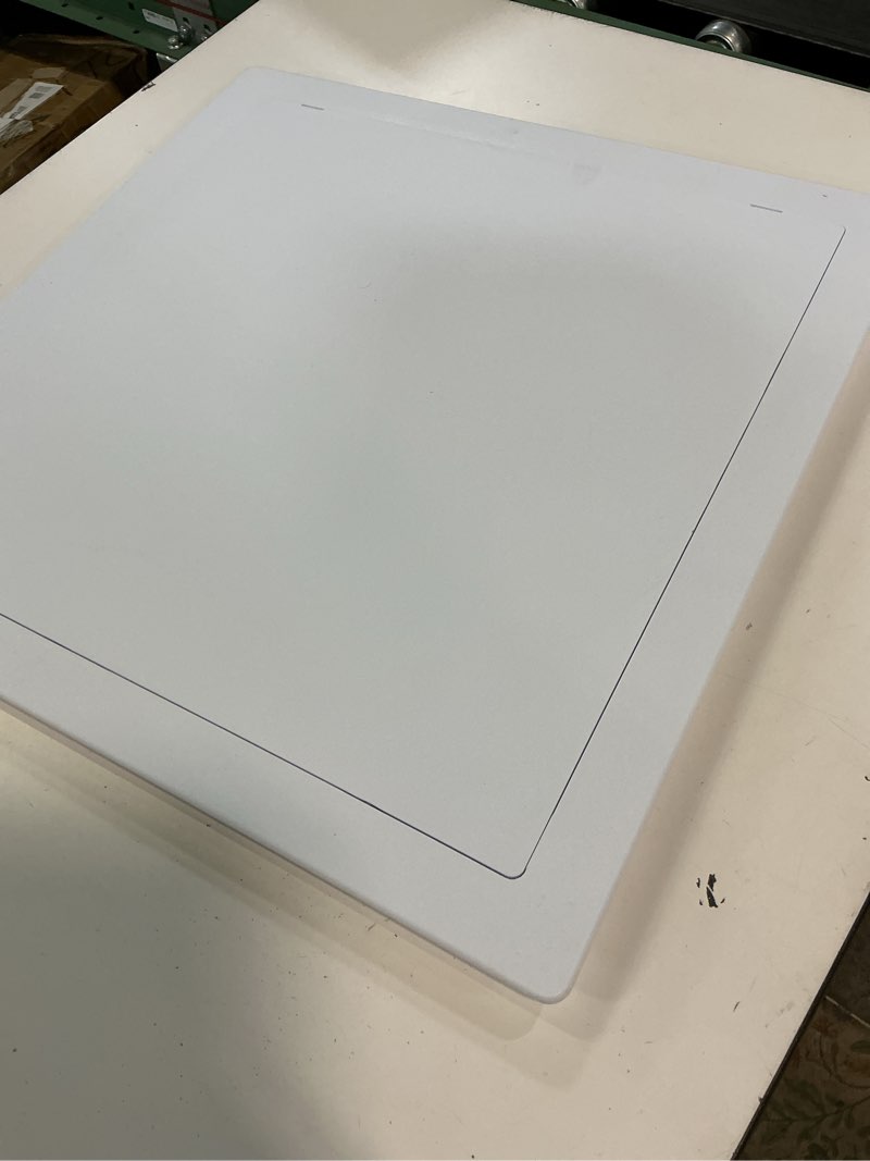 plastic access panel for drywall ceiling 2p”x20”  inch reinforced plumbing wall access door removable hinged, white  