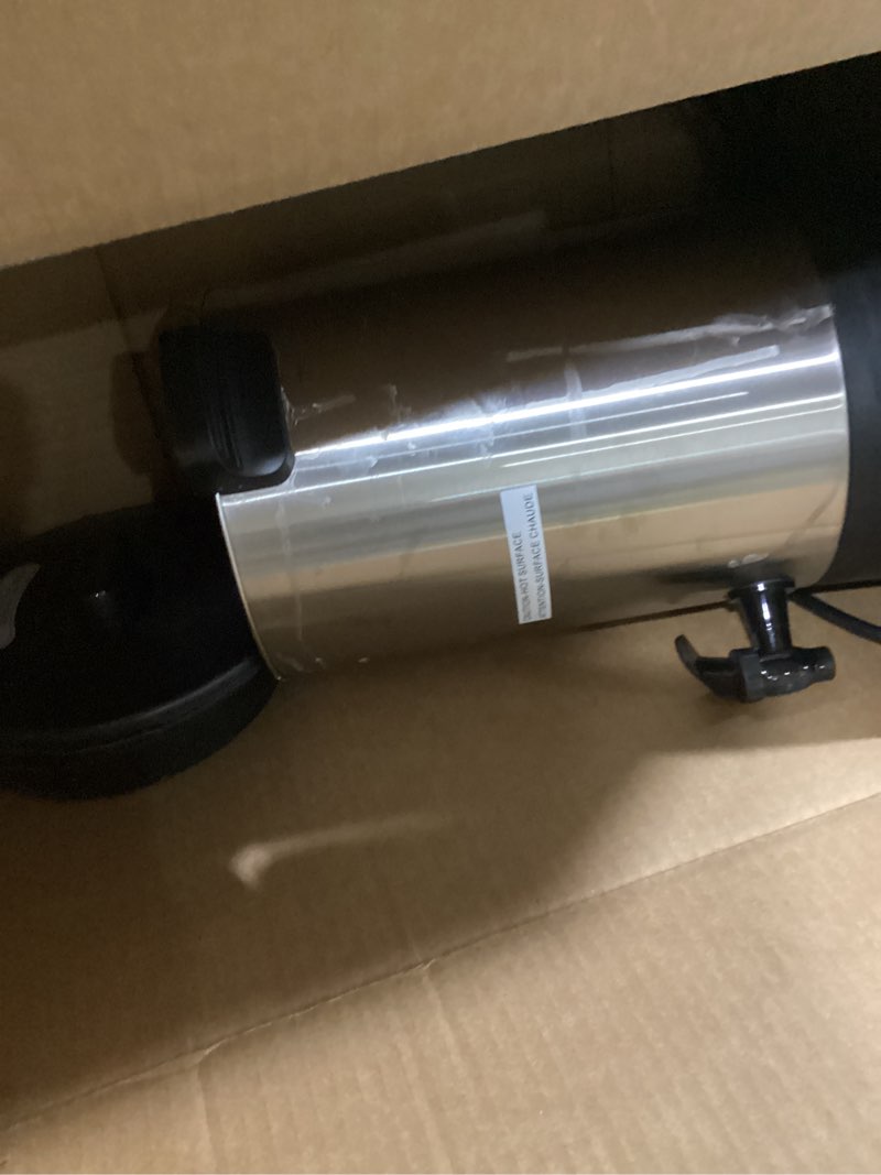 Condition photo showing Good Condition for sybo 6l commercial coffee maker, stainless steel coffee urn with cool-touch handles, electric coffee pot hot beverage dispenser, quick-brewing coffee urn, for events,party & catering - 45 cup 45cup-black