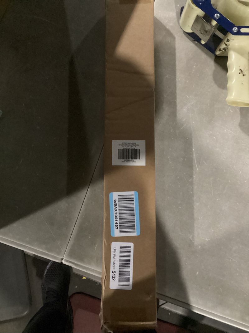 Condition photo showing New/Like New for lazblinds no drill blinds for indoor windows, blackout roller shades, cordless window blackout blinds, thermal insulated fabric uv protection for home and office, 21.5" w x 48" h, white blackout-white 21.5" w x 48" h