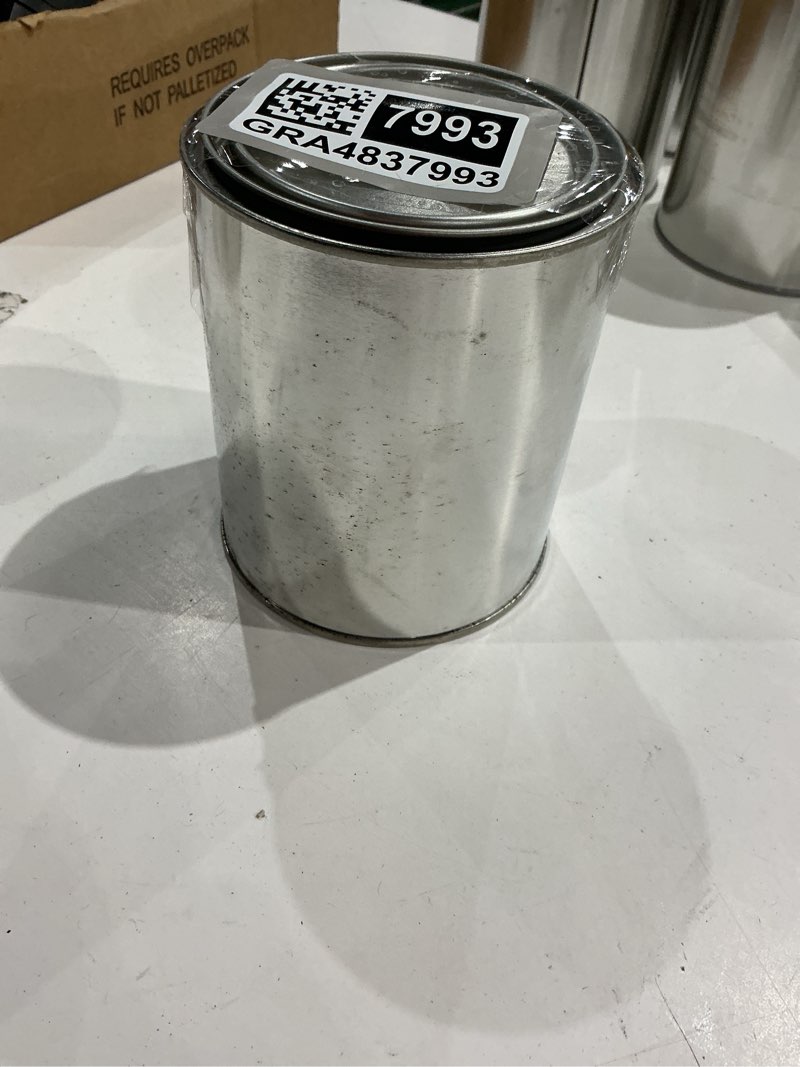 Condition photo showing As Is for valspar 1-quart metal paint bucket