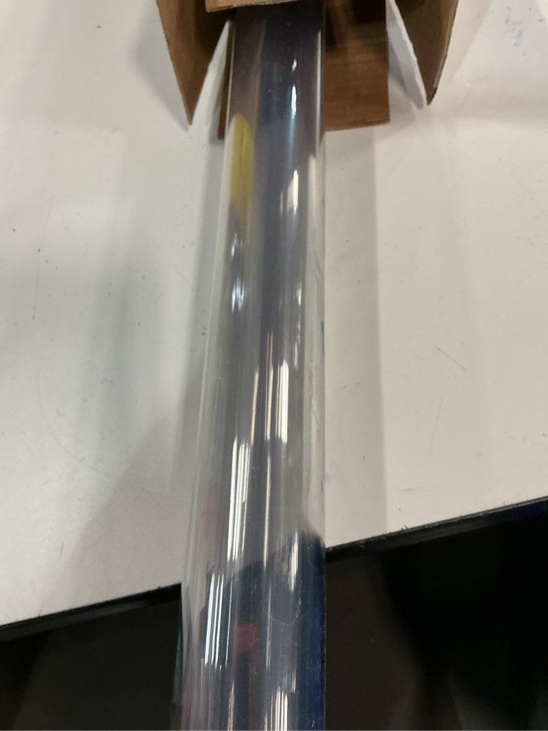Condition photo showing Good Condition for necaux custom 40 x 63 inch clear table cover - protector, 1.5mm thick plastic waterproof heavy duty desk pad mat non-slip cloth for coffee, dining room, conference 40" x 63" clear 1.5mm