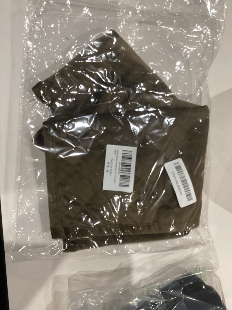 Condition photo showing Good Condition for haomaijia sofa armrest protector, recliner chair arm cover, armchair slipcover nonslip quilted furniture protector for leather sofa couch (alatte, 14 x 14 inches - 2 pieces) alatte 14 x14 inches sofa armrest cover-2 pieces