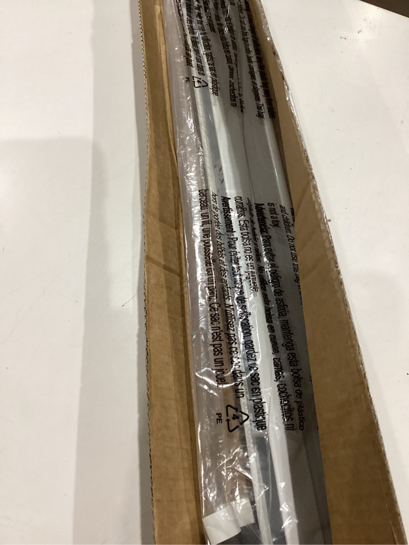 Condition photo showing Good Condition for lazblinds cordless cellular shades, no tools no drill blackout honeycomb shades pleated blinds for windows, 17'' w x 36'' h, silver white blackout-silver white 17'' w × 36'' h